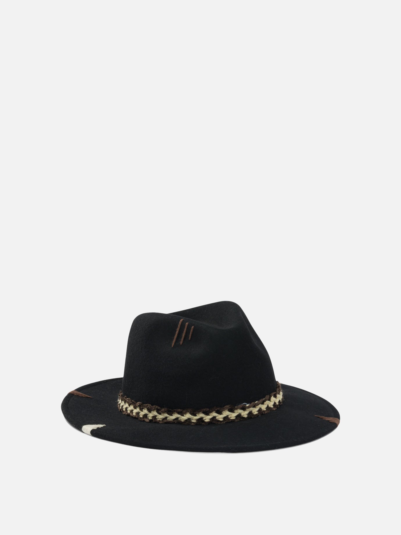 Classic hats 100% wool  Black - The Hat Gang Women | PDP | VIETTI Online Store | Zoom-Modal_2

