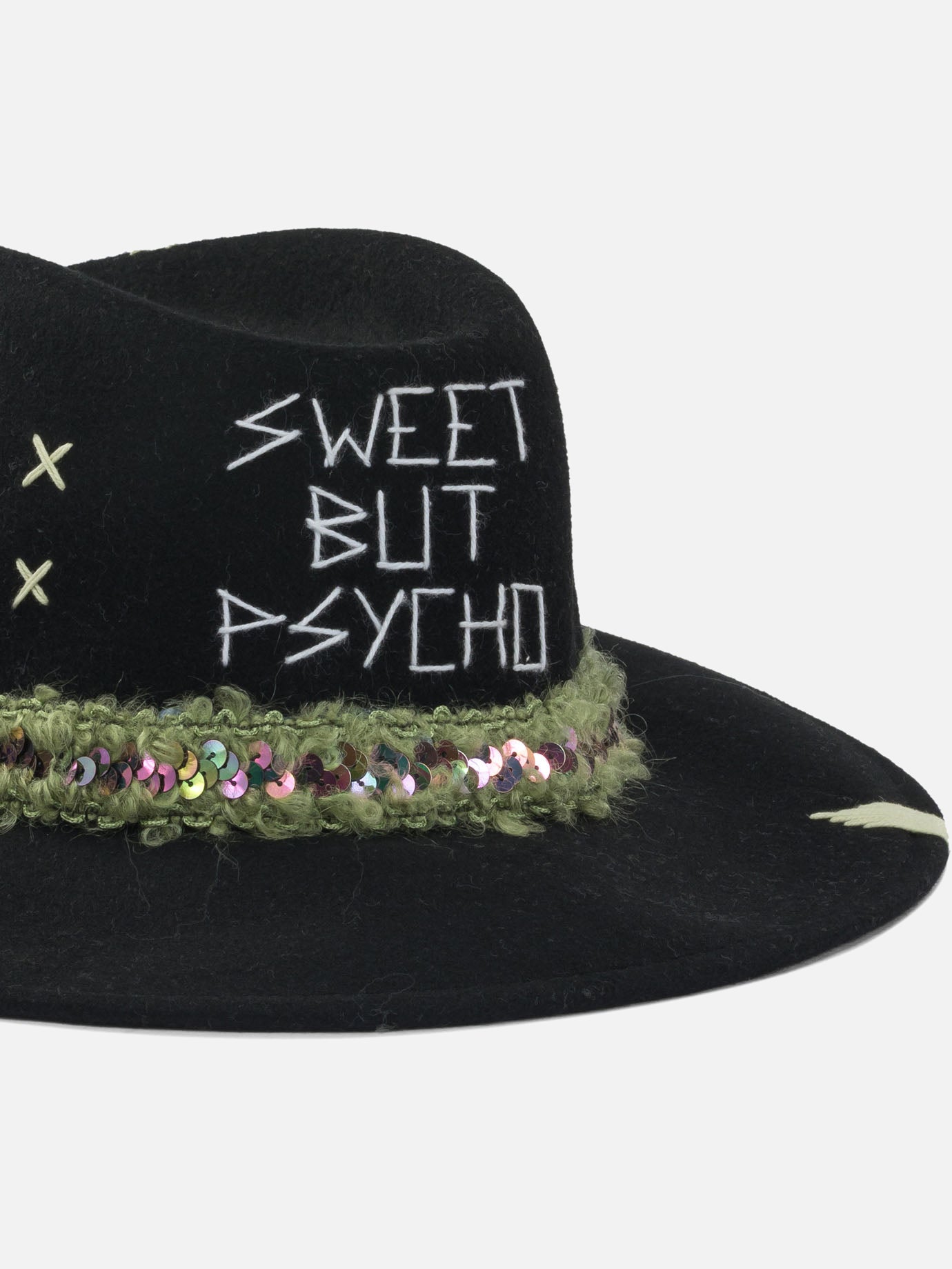 Cappelli classici 100% wool  Nero - The Hat Gang Donna | PDP | VIETTI Online Store | Zoom-Modal_4
