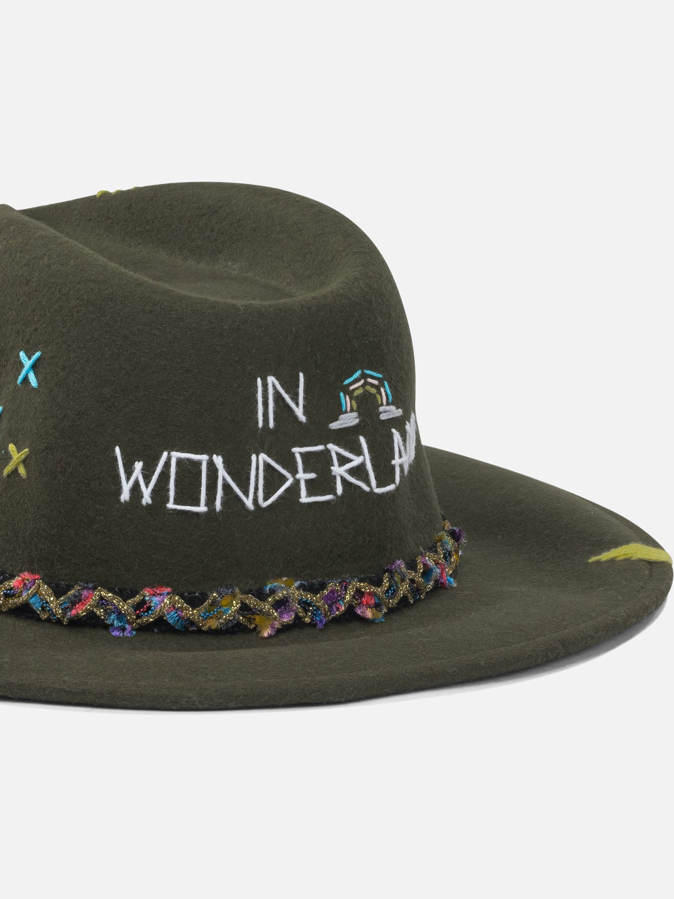 Classic hats 100% wool  Green - The Hat Gang Women | PDP | VIETTI Online Store | thumbnail_4