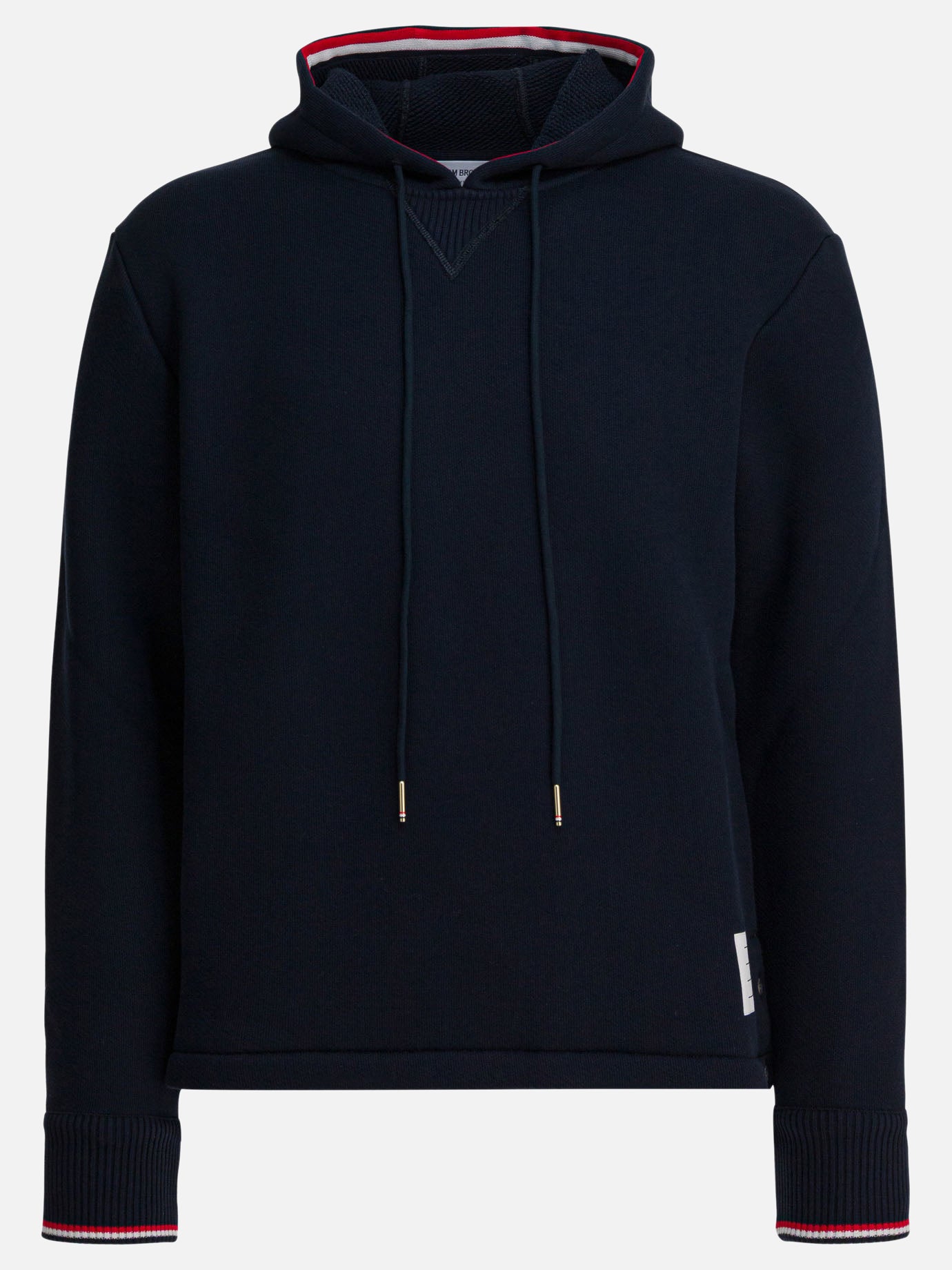 Felpe con cappuccio Solid colour  Blu - Thom Browne Uomo | PDP | VIETTI Online Store | thumbnail