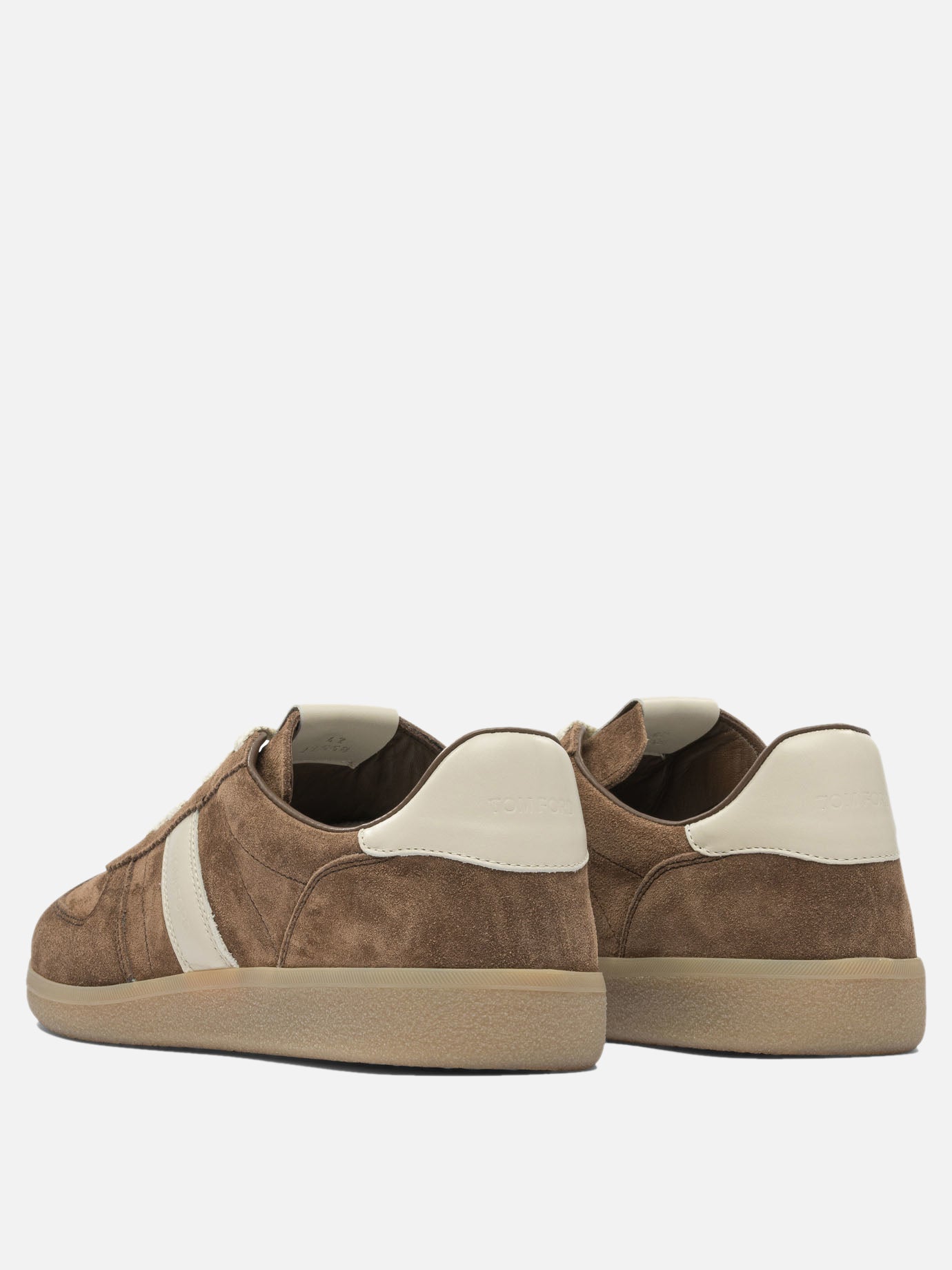 Sneaker basse 98% calf leather 2% cotton - 100% rubber  Marrone - Tom Ford Uomo | PDP | VIETTI Online Store | thumbnail_4