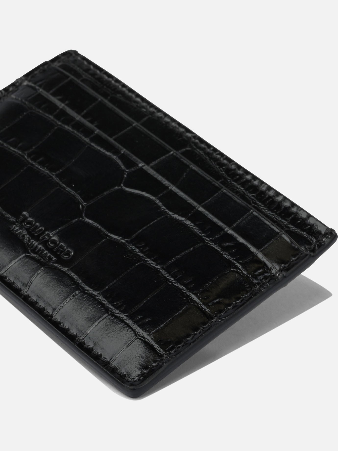 Card holders 100% calf leather  Black - Tom Ford Men | PDP | VIETTI Online Store | thumbnail_4