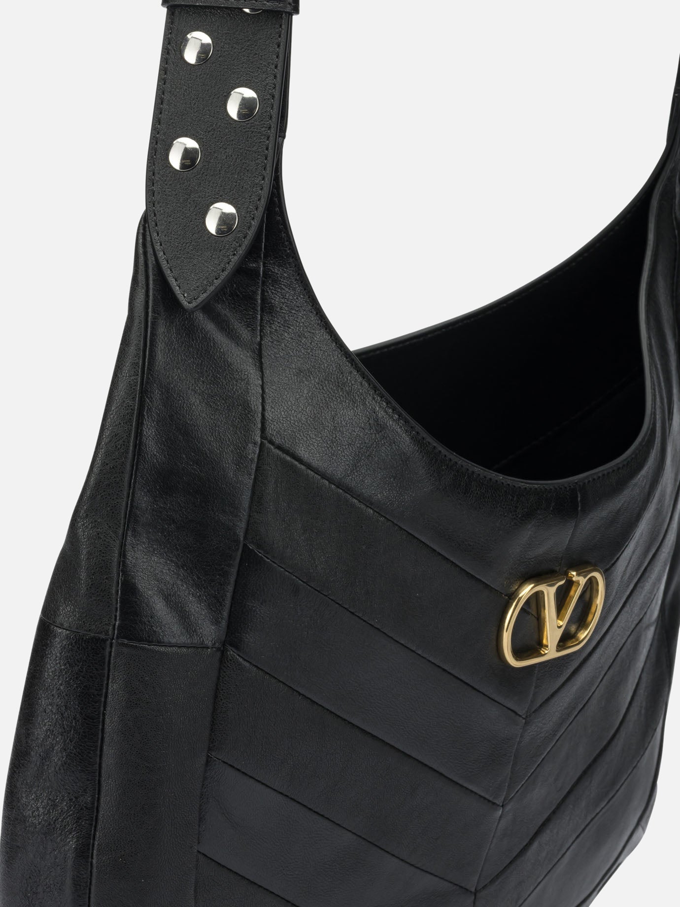 Medium bags 100% lamb leather  Black - Valentino Garavani Women | PDP | VIETTI Online Store | thumbnail_4