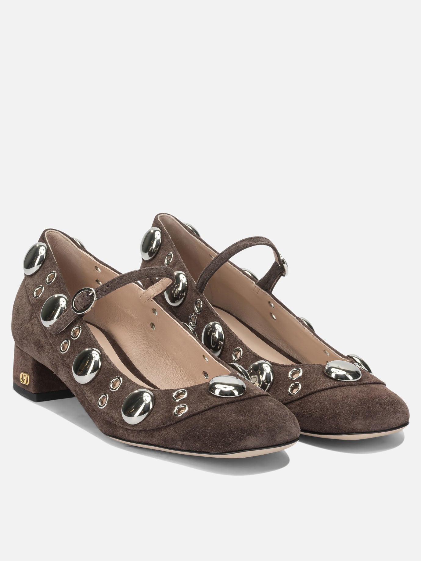Mary Jane 100% calf leather  Brown - Valentino Garavani Women | PDP | VIETTI Online Store | thumbnail_2