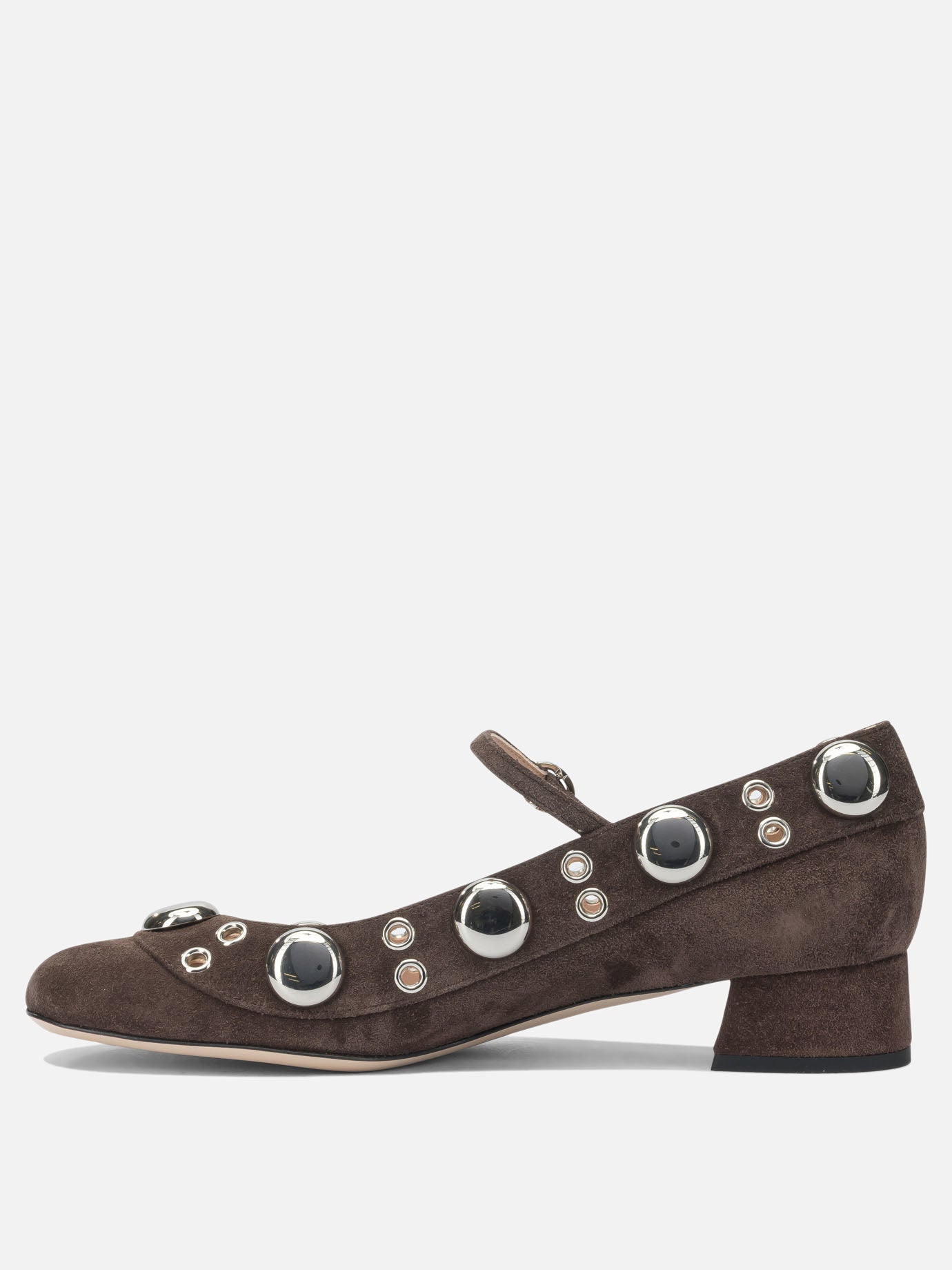 Mary Jane 100% calf leather  Brown - Valentino Garavani Women | PDP | VIETTI Online Store | thumbnail_3