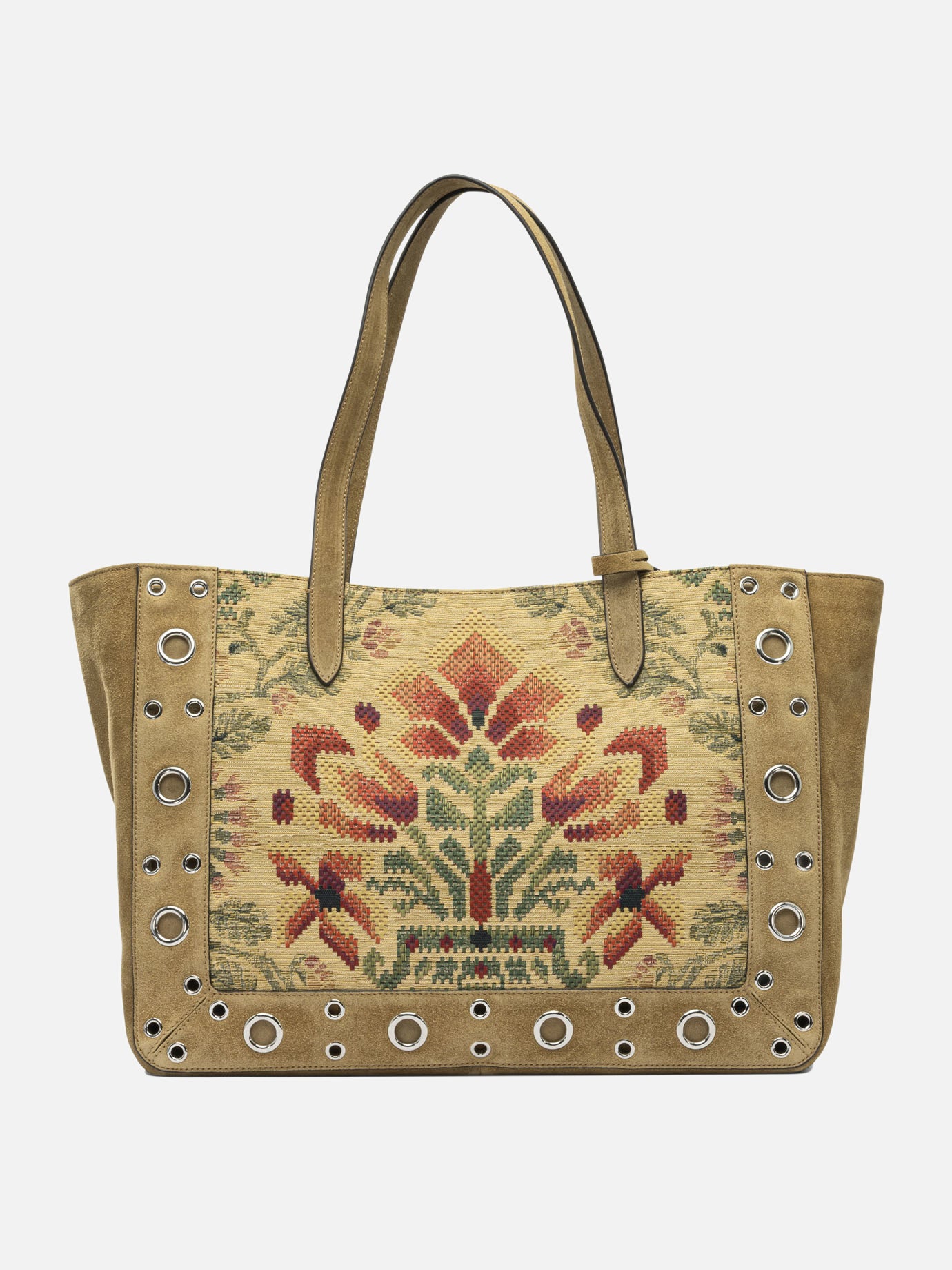 Borse grandi Embroidered  Beige - Valentino Garavani Donna | PDP | VIETTI Online Store | thumbnail_3