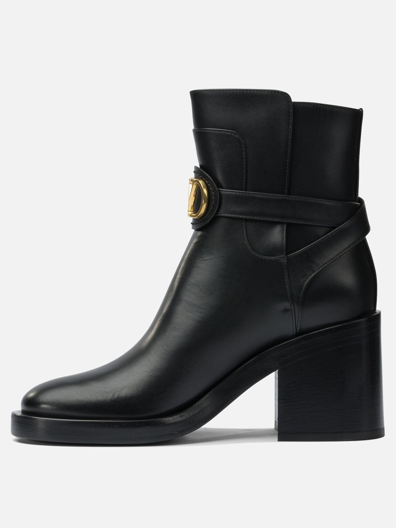 Stivaletti pull-on 100% leather - 100% leather  Nero - Valentino Garavani Donna | PDP | VIETTI Online Store | thumbnail_3