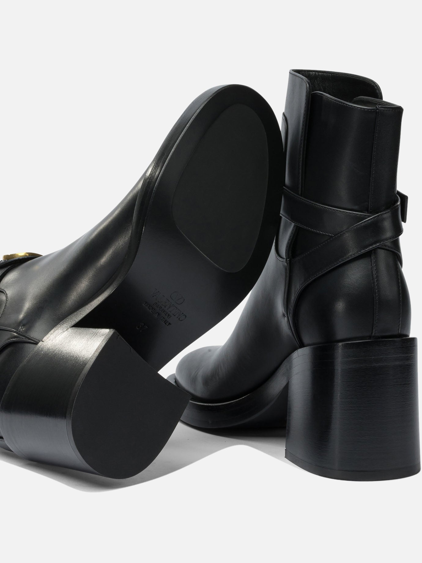 Stivaletti pull-on 100% leather - 100% leather  Nero - Valentino Garavani Donna | PDP | VIETTI Online Store | Zoom-Modal_5
