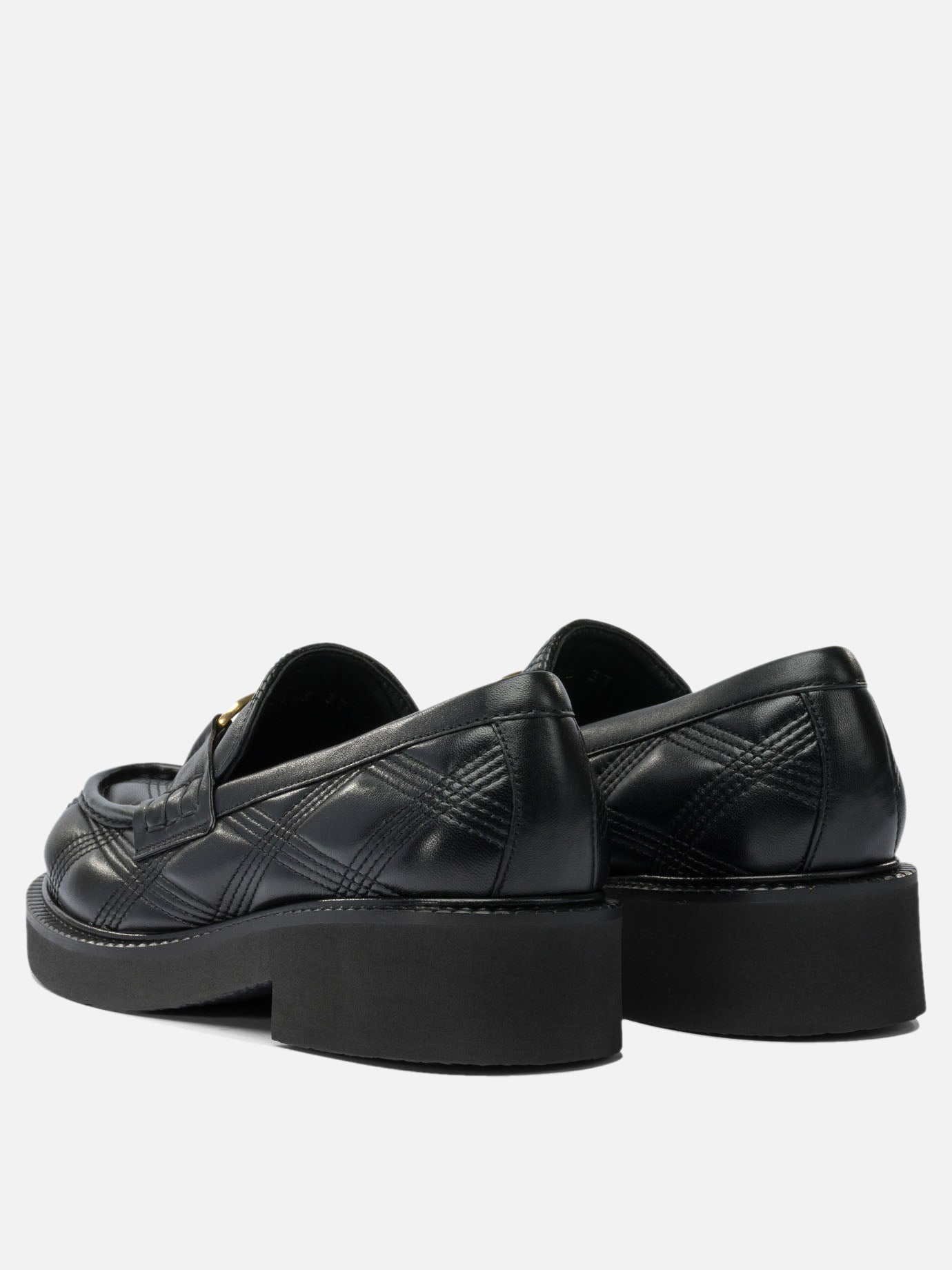 Mocassini 100% leather - 100% rubber  Nero - Valentino Garavani Donna | PDP | VIETTI Online Store | thumbnail_4