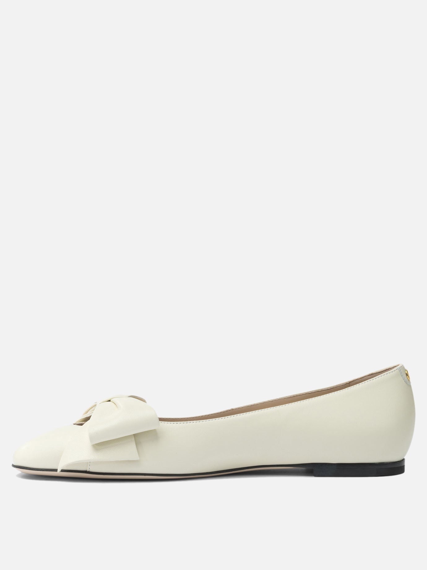 Classic ballet flats 100% leather - 100% leather  White - Valentino Garavani Women | PDP | VIETTI Online Store | thumbnail_3