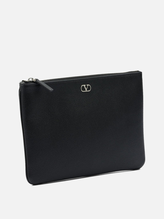 Pochette 100% leather  Nero - Valentino Garavani Uomo | PDP | VIETTI Online Store | 2
