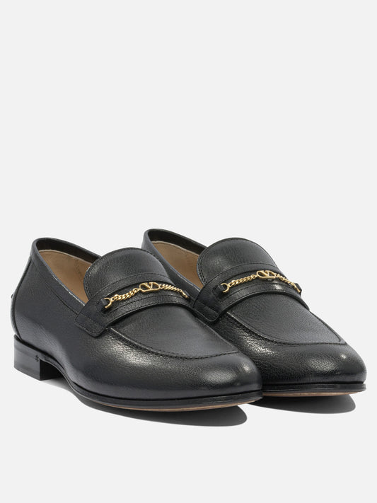 Mocassini 100% leather - 100% leather  Nero - Valentino Garavani Uomo | PLP | VIETTI Online Store | 2
