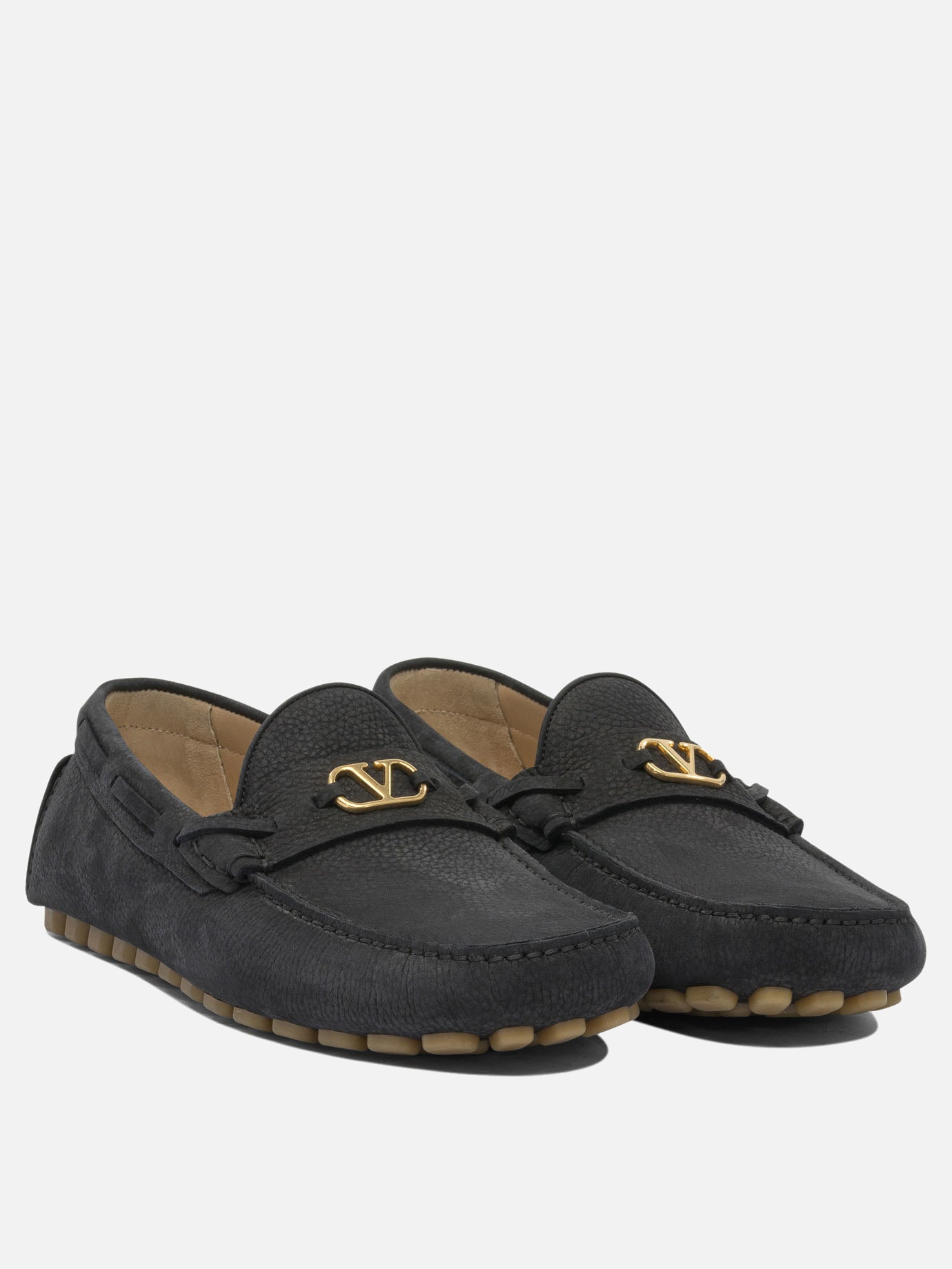 Mocassini 100% leather - 100% rubber  Nero - Valentino Garavani Uomo | PDP | VIETTI Online Store | thumbnail_2