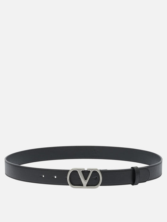 Valentino Garavani "Vlogo Signature" belt 15847822_90 Black 1