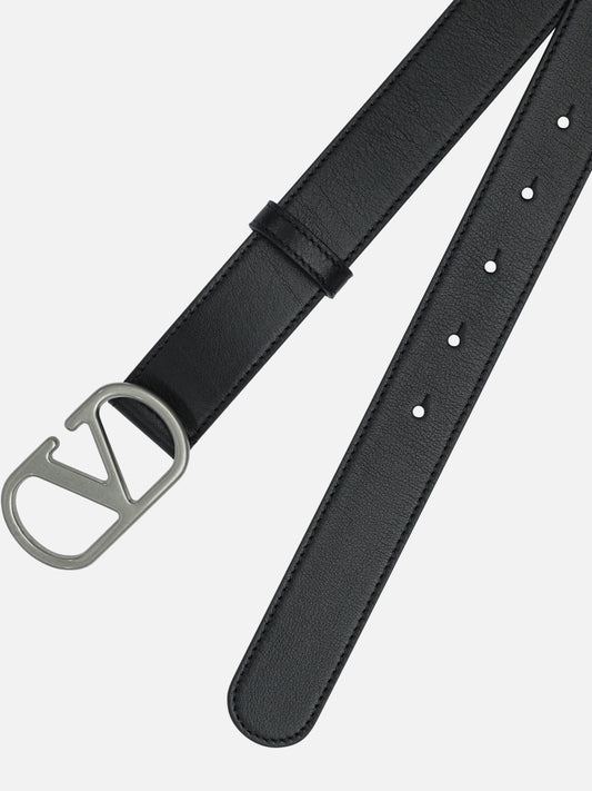 Valentino Garavani "Vlogo Signature" belt 15847822_90 Black 2