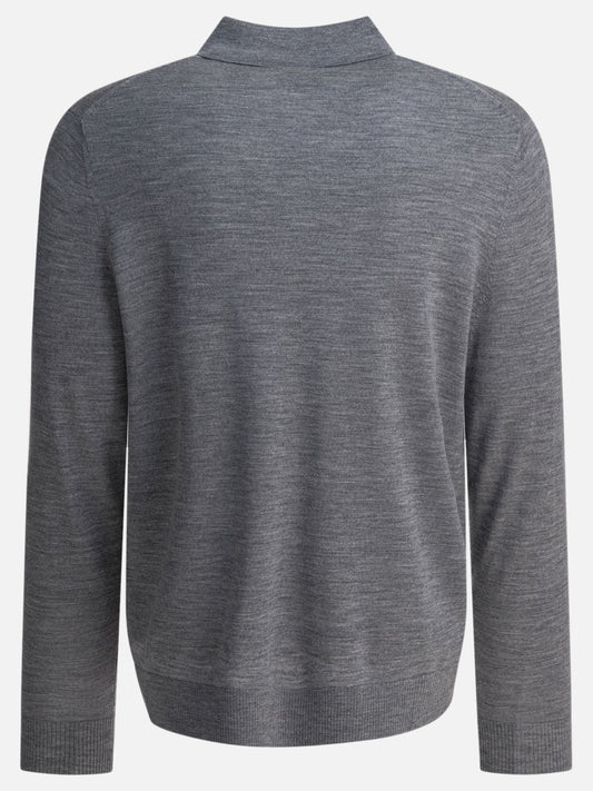 Polo con bottoni Solid colour  Grigio - Vince Uomo | PLP | VIETTI Online Store | 2
