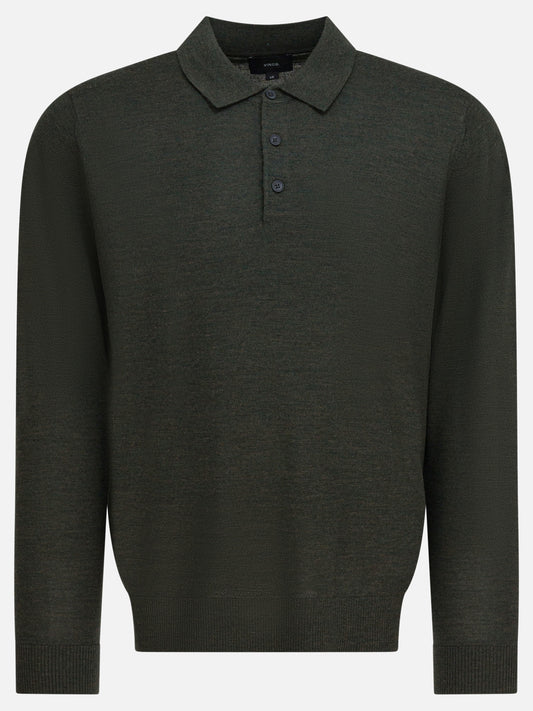 Polo shirts with buttons Solid colour  Grey - Vince Men | PDP | VIETTI Online Store 
