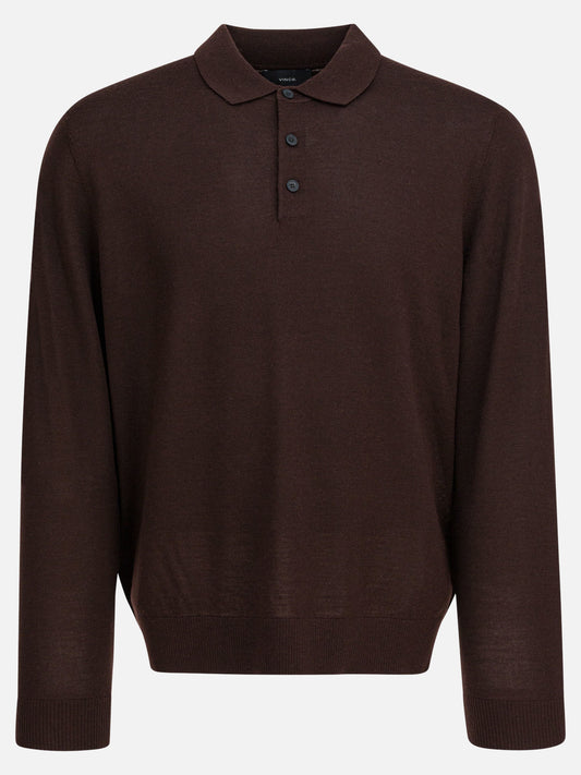 Polo shirts with buttons Solid colour  Bordeaux - Vince Men | PDP | VIETTI Online Store 
