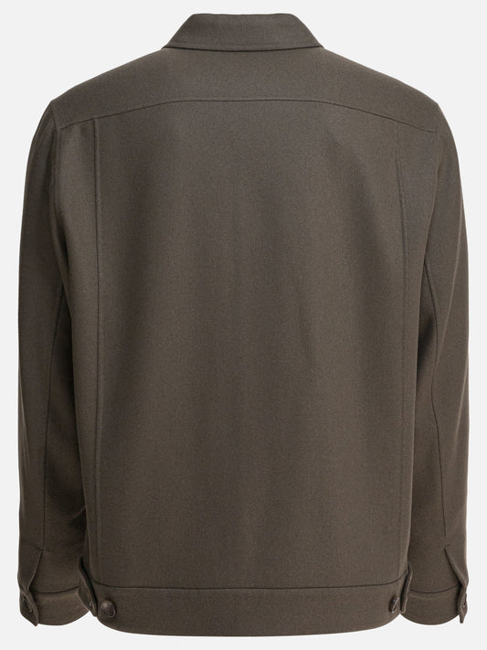 Giacche overshirt Solid colour  Grigio - Vince Uomo | PDP | VIETTI Online Store | 2
