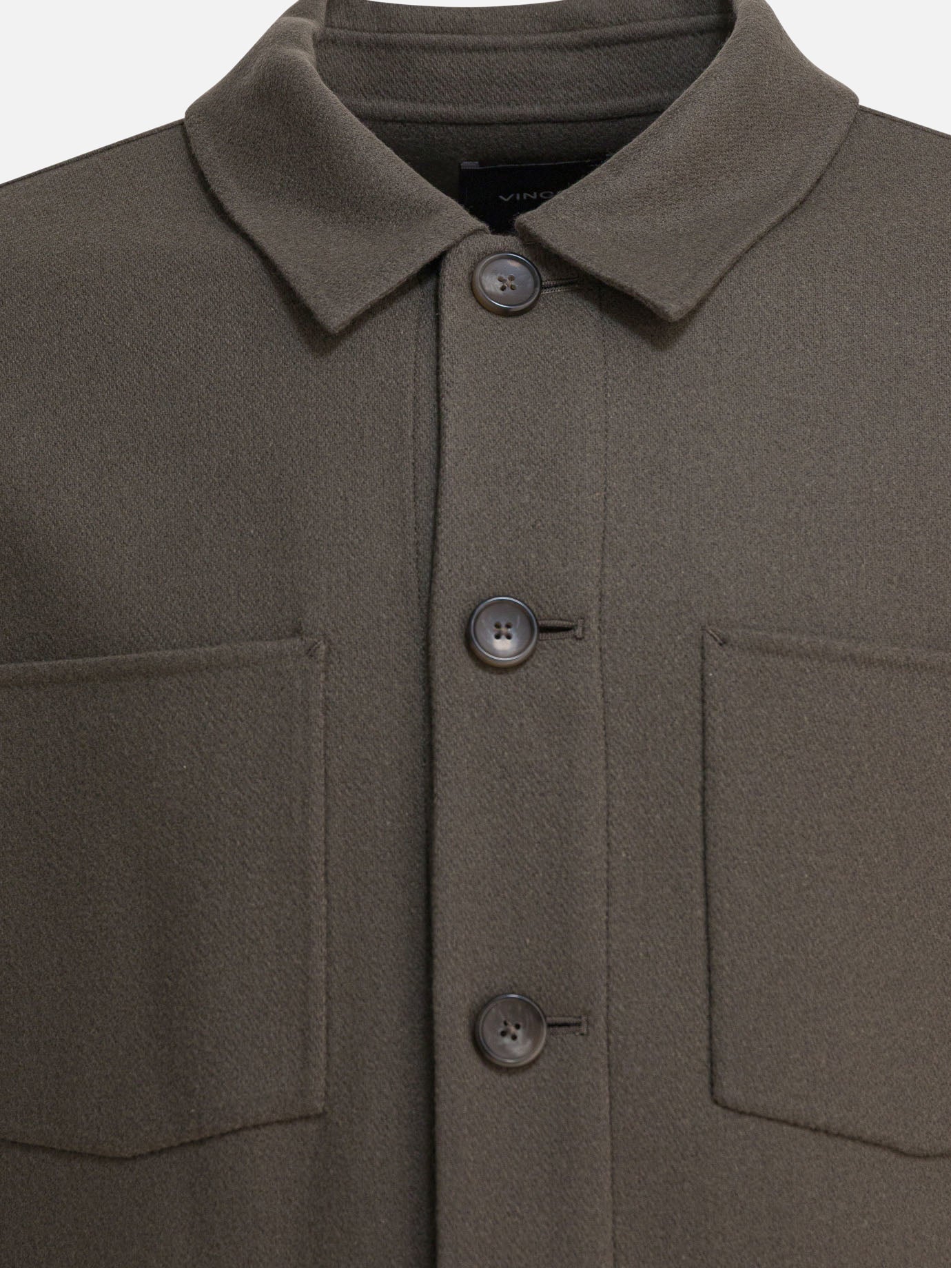 Giacche overshirt Solid colour  Grigio - Vince Uomo | PDP | VIETTI Online Store | Zoom-Modal_3
