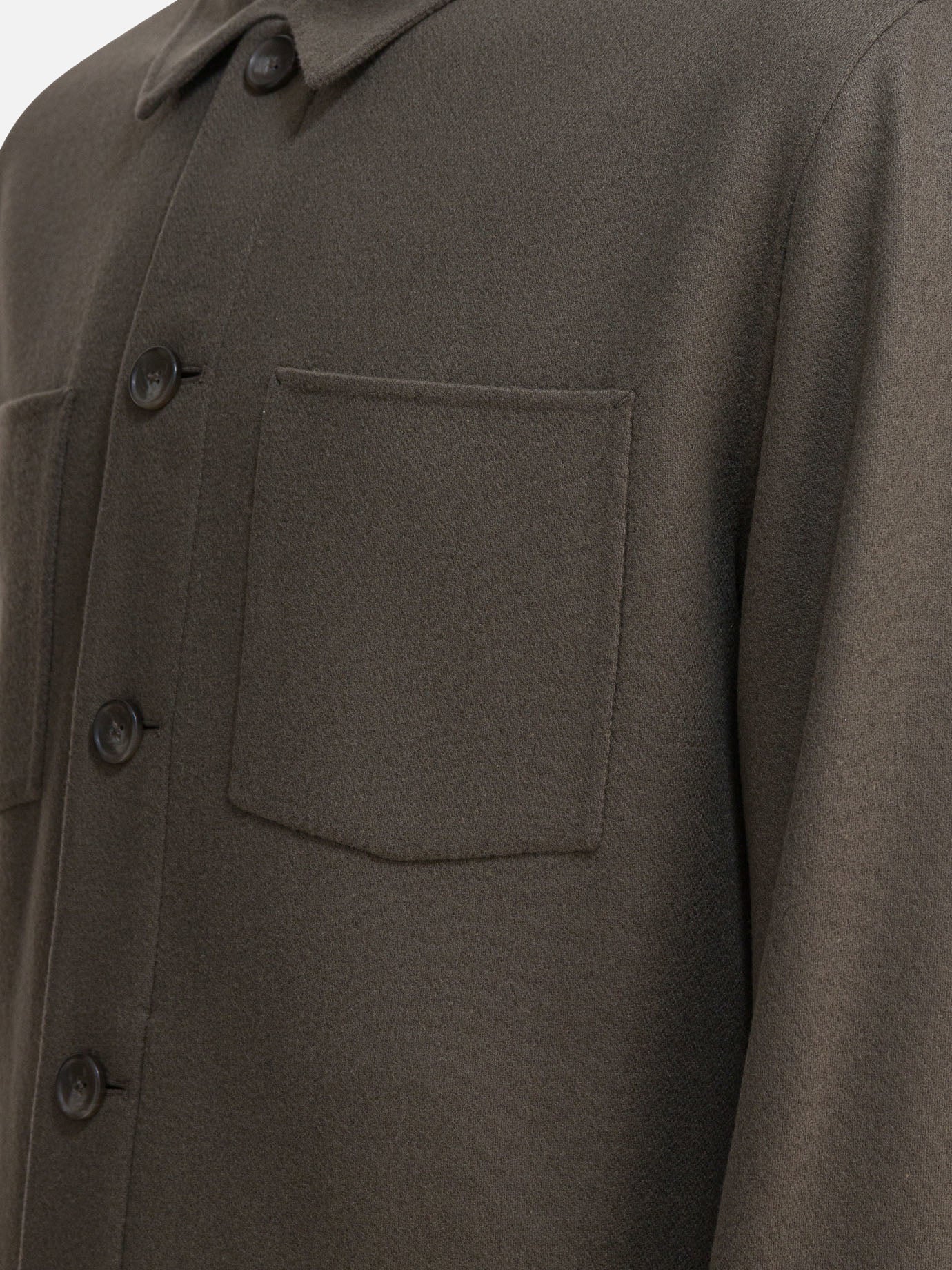 Giacche overshirt Solid colour  Grigio - Vince Uomo | PDP | VIETTI Online Store | Zoom-Modal_4
