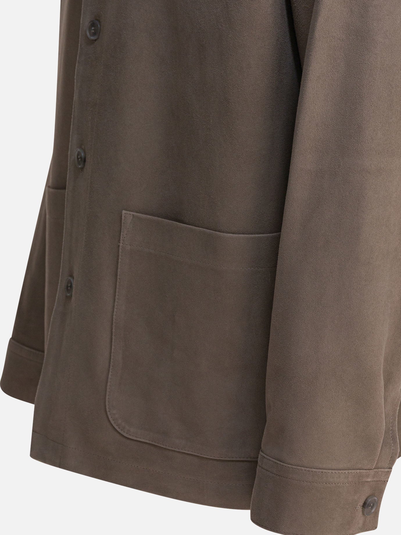 Giacche in pelle Solid colour  Grigio - Vince Uomo | PDP | VIETTI Online Store | thumbnail_4