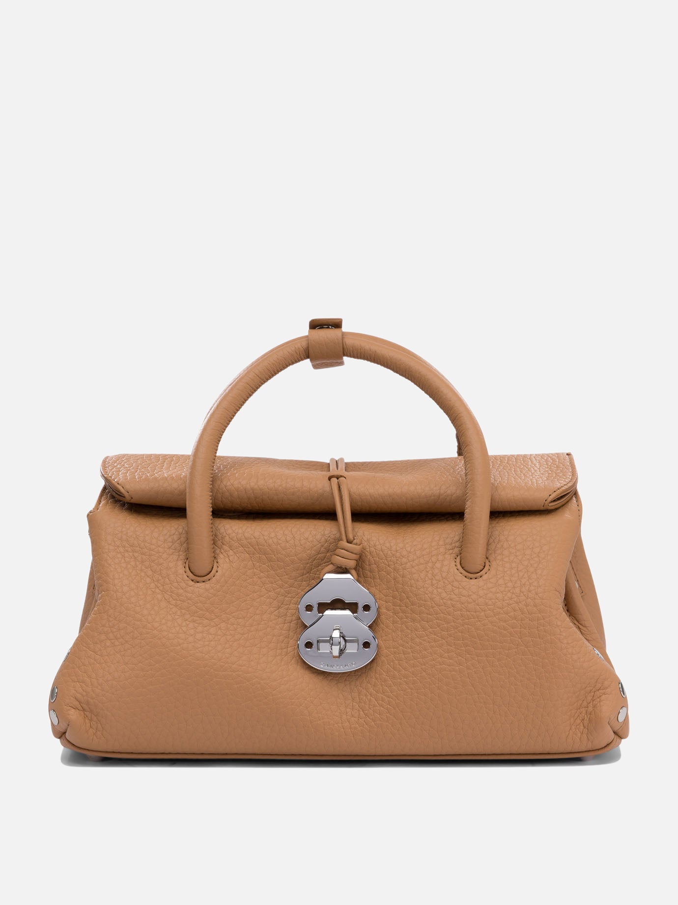 Medium bags 100% cow leather - 100% cotton  Brown - Zanellato Women | PDP | VIETTI Online Store | Zoom-Modal
