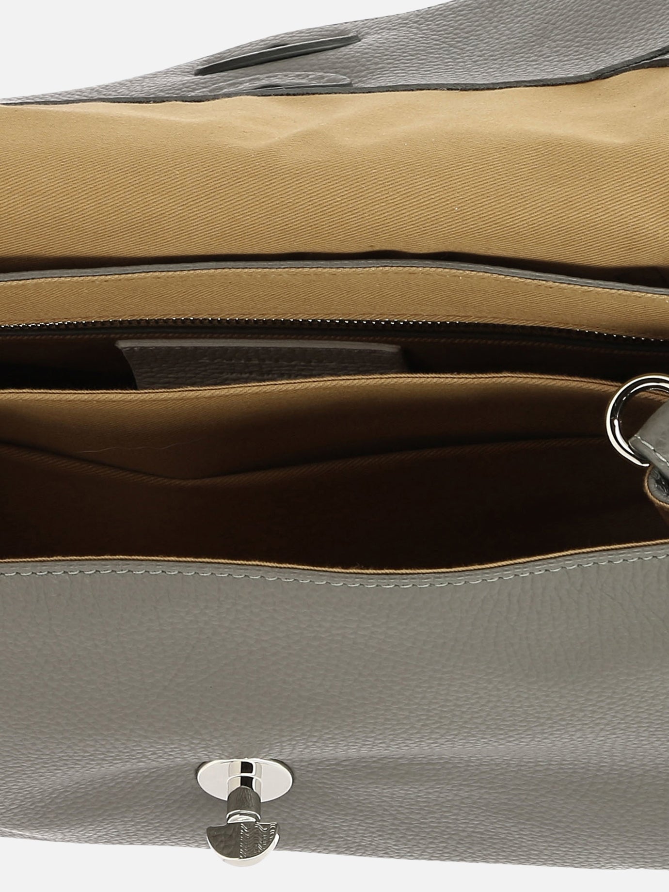 Medium bags 100% cow leather  Grey - Zanellato Women | PDP | VIETTI Online Store | Zoom-Modal_5
