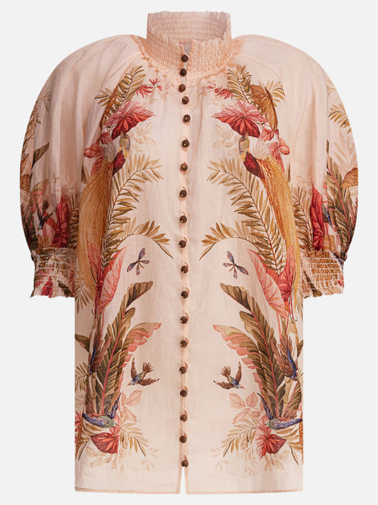Casual shirts Floral  Beige - Zimmermann Women | PDP | VIETTI Online Store 
