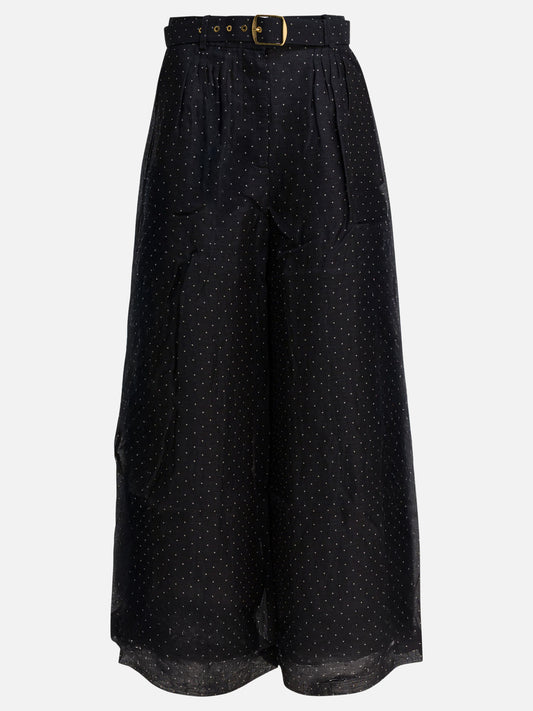 Leisure trousers Polka dots  Black - Zimmermann Women | PDP | VIETTI Online Store 
